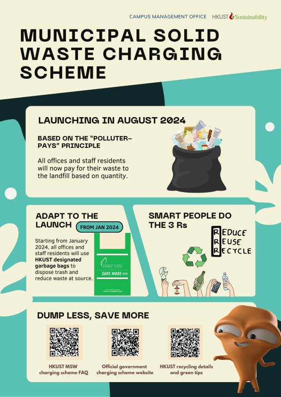 HKUST to warm up to the launch of the Municipal Solid Waste Charging